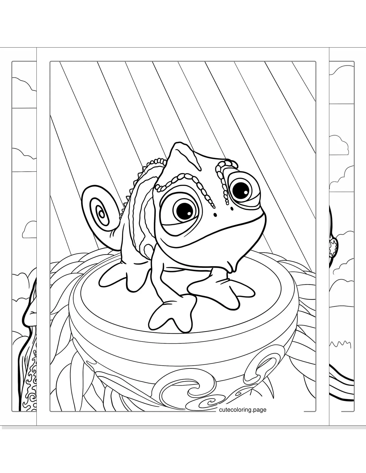 tangled coloring pages