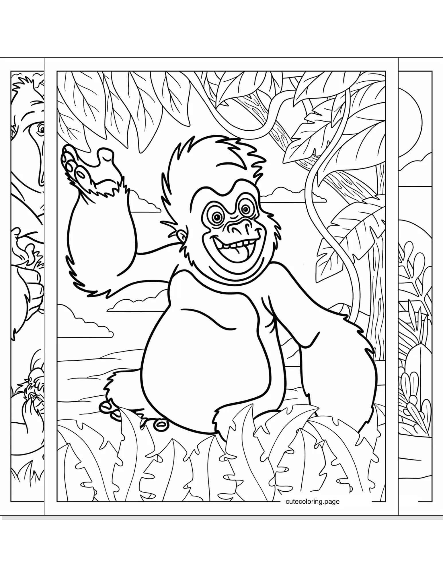 tarzan coloring pages