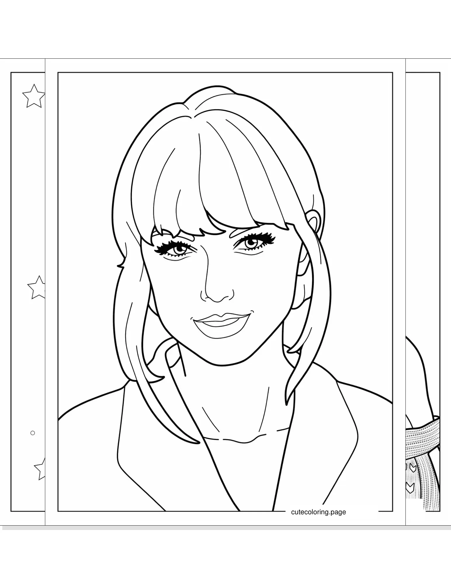 taylor swift coloring pages