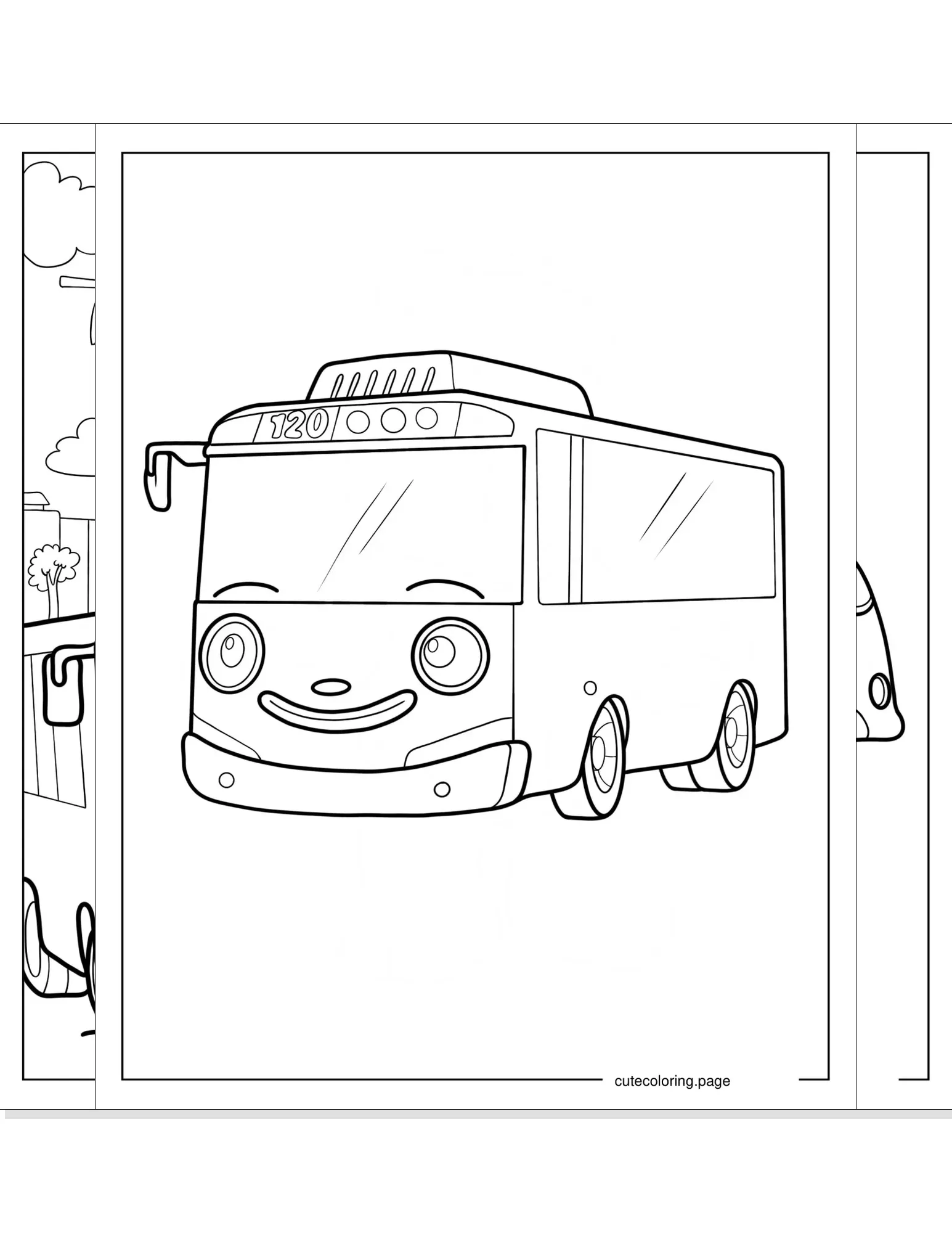 tayo coloring pages