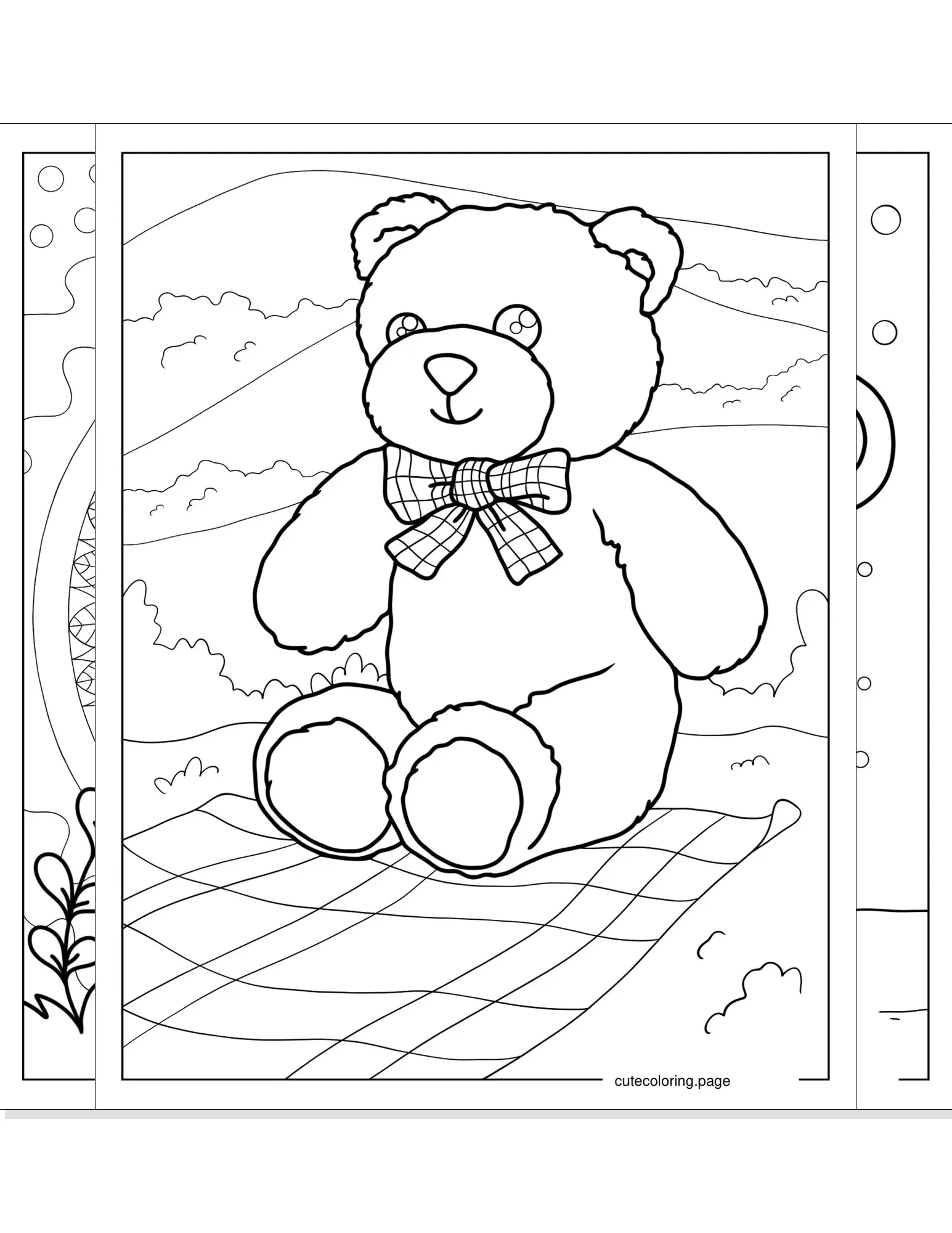 teddy bear coloring pages