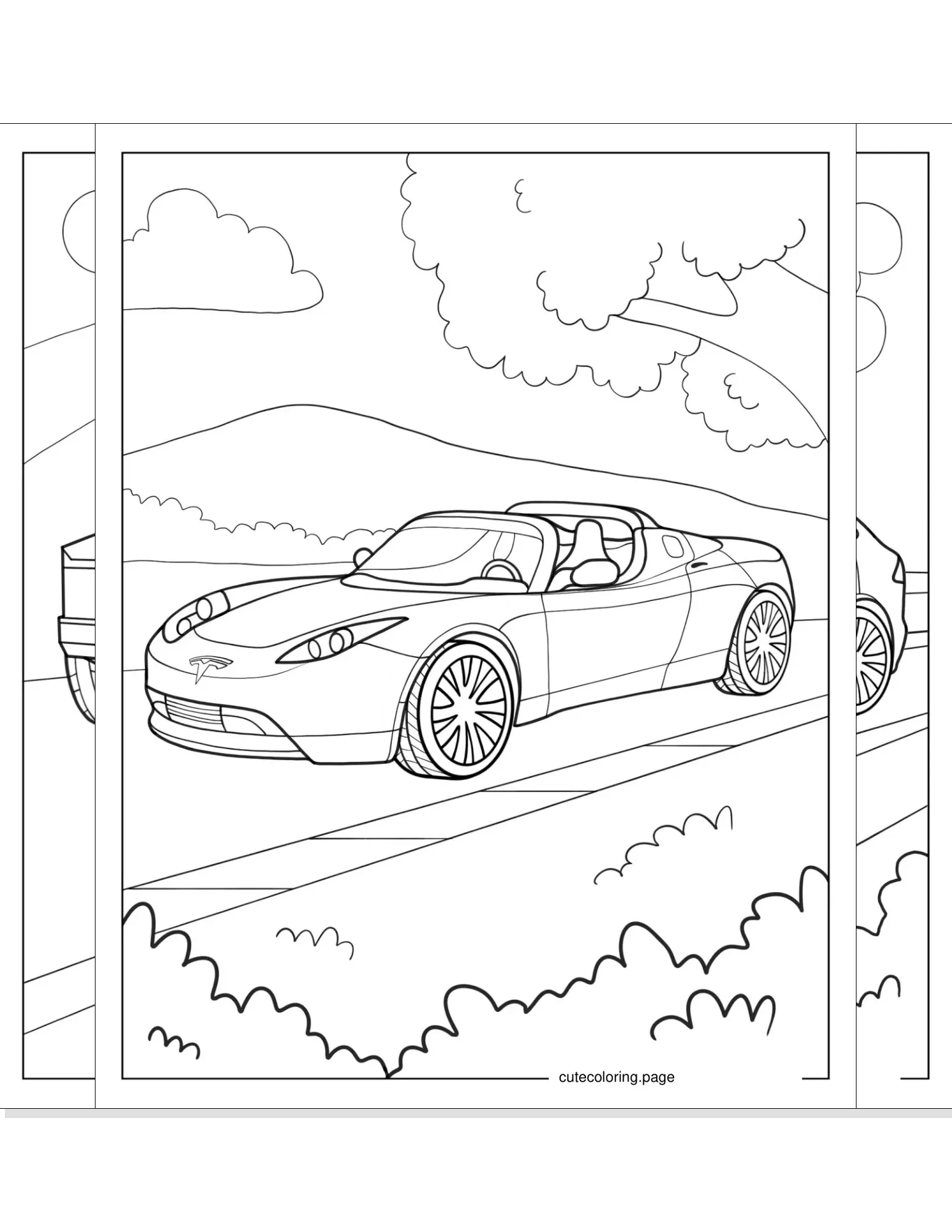 tesla coloring pages