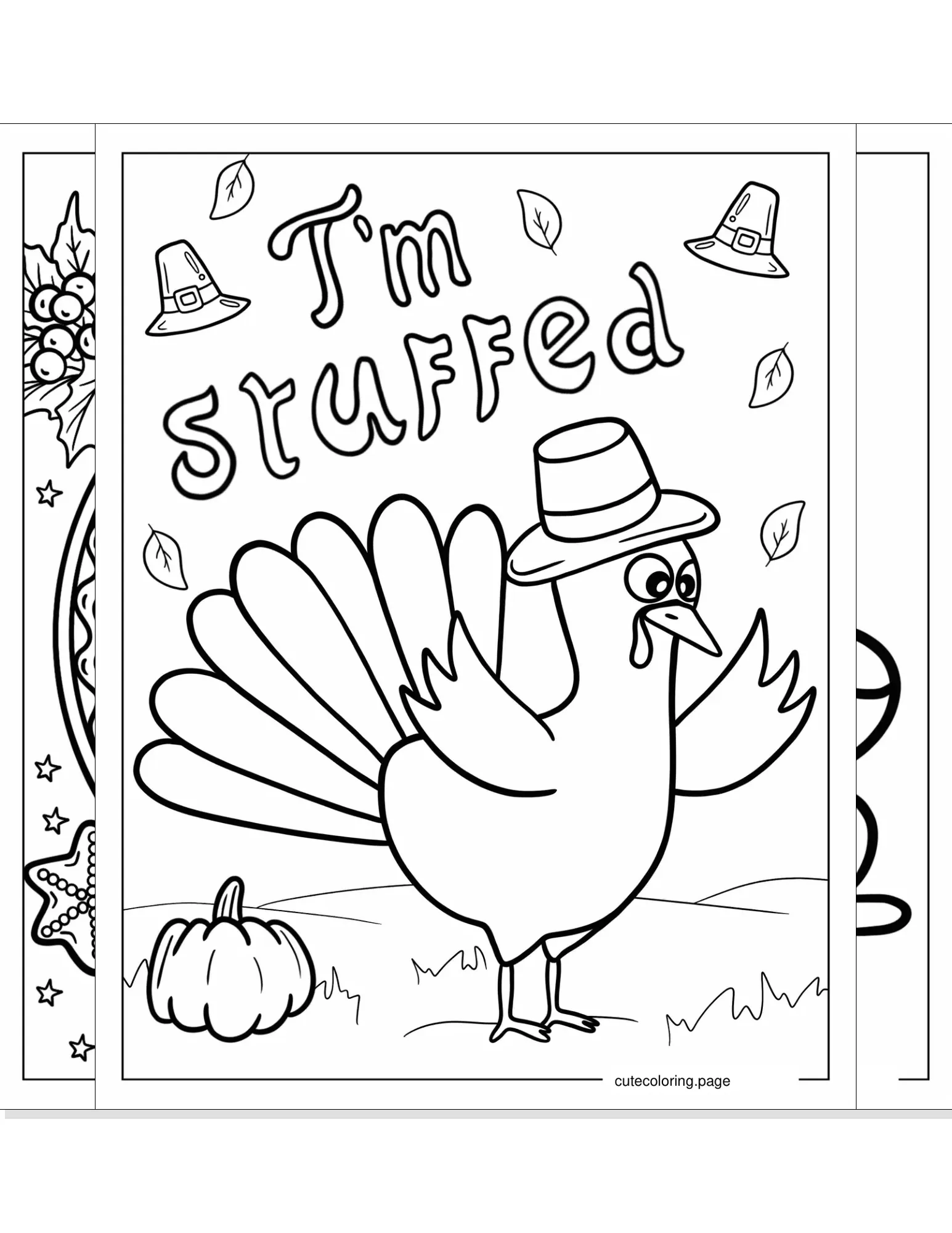 thanksgiving coloring pages