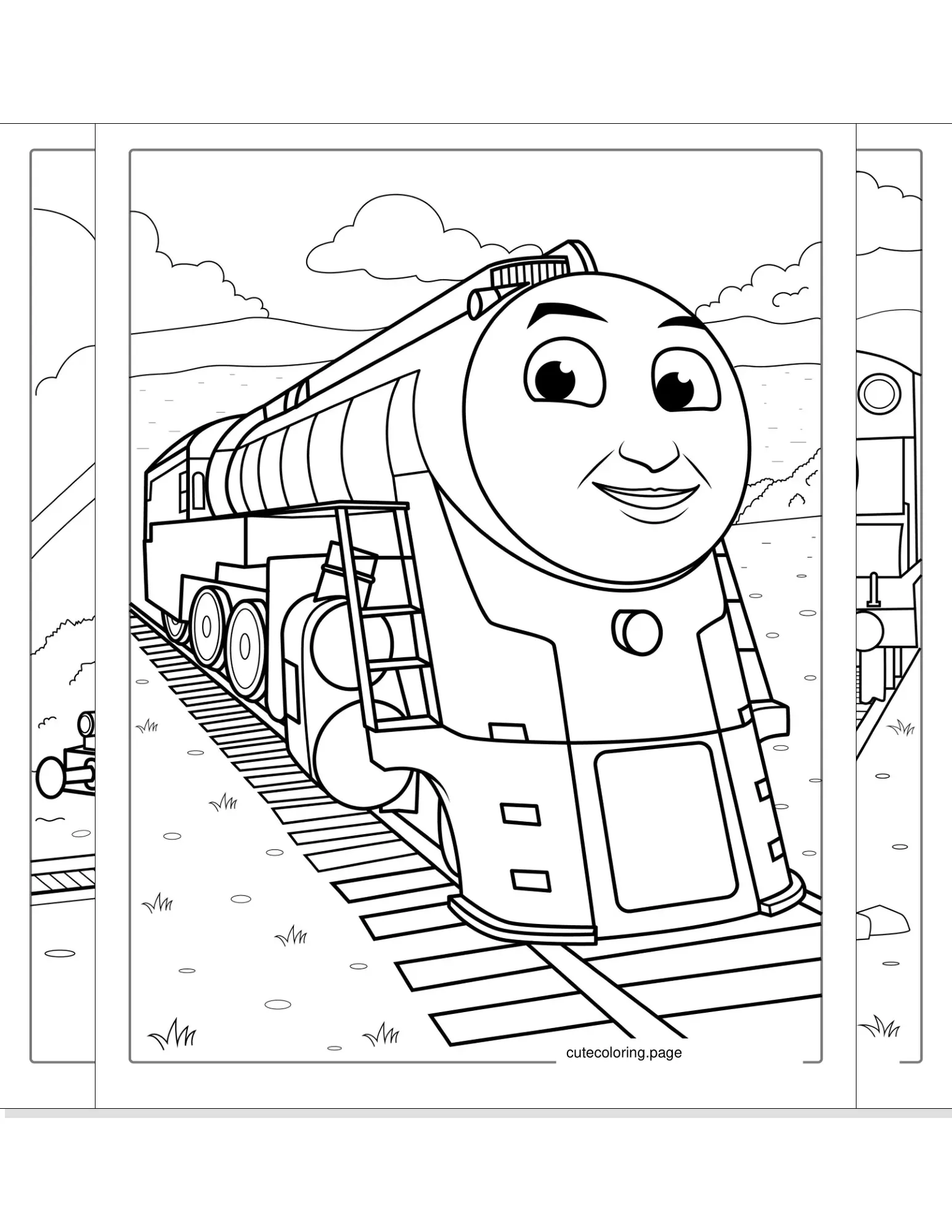 thomas and friends coloring pages