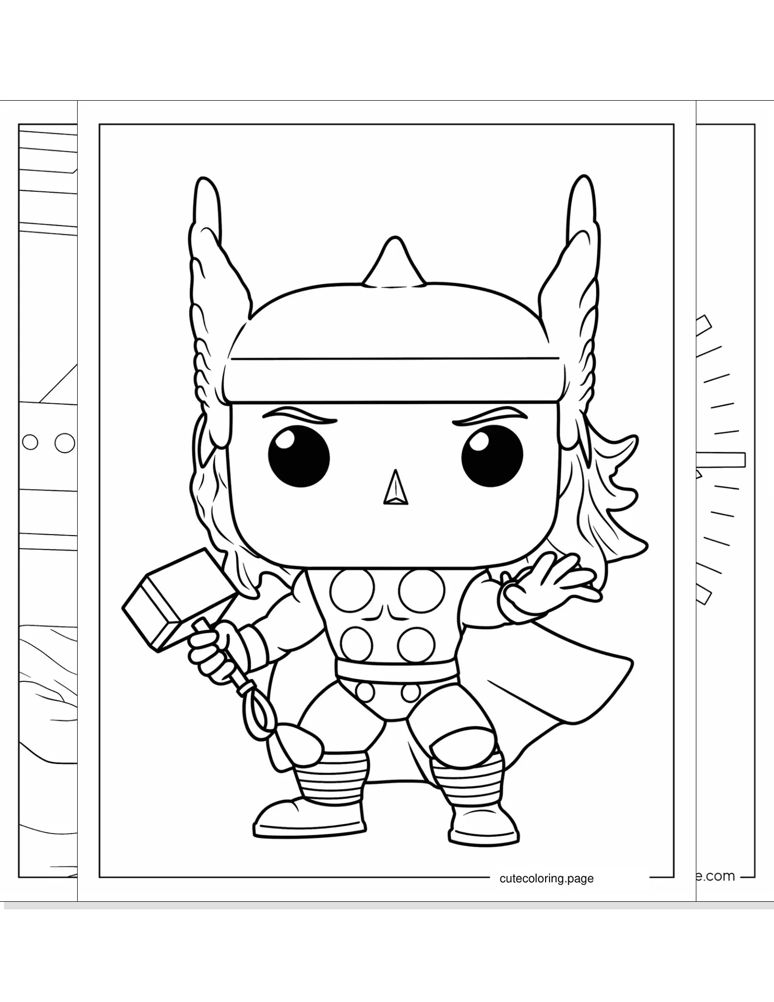 thor coloring pages