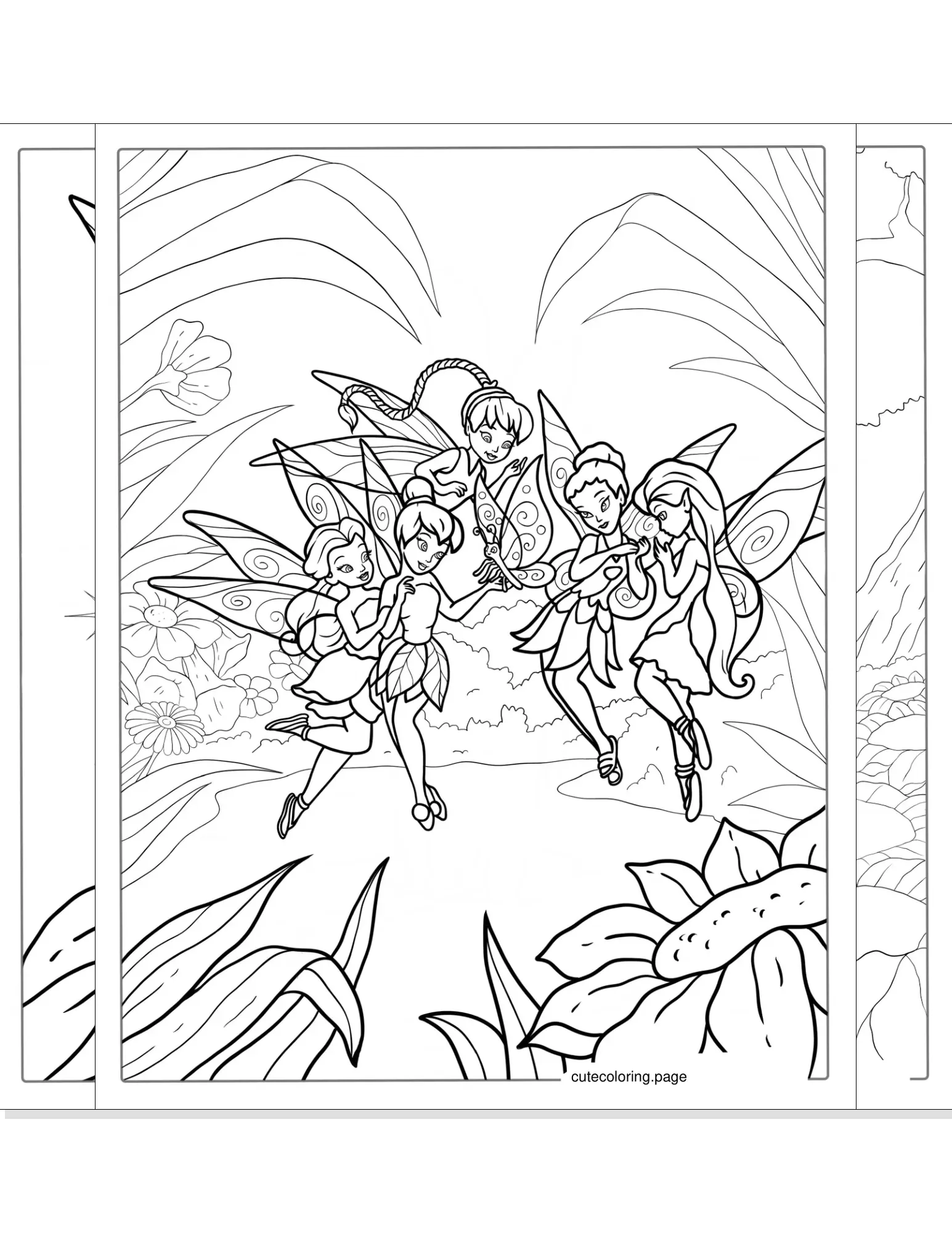 tinker bell coloring pages