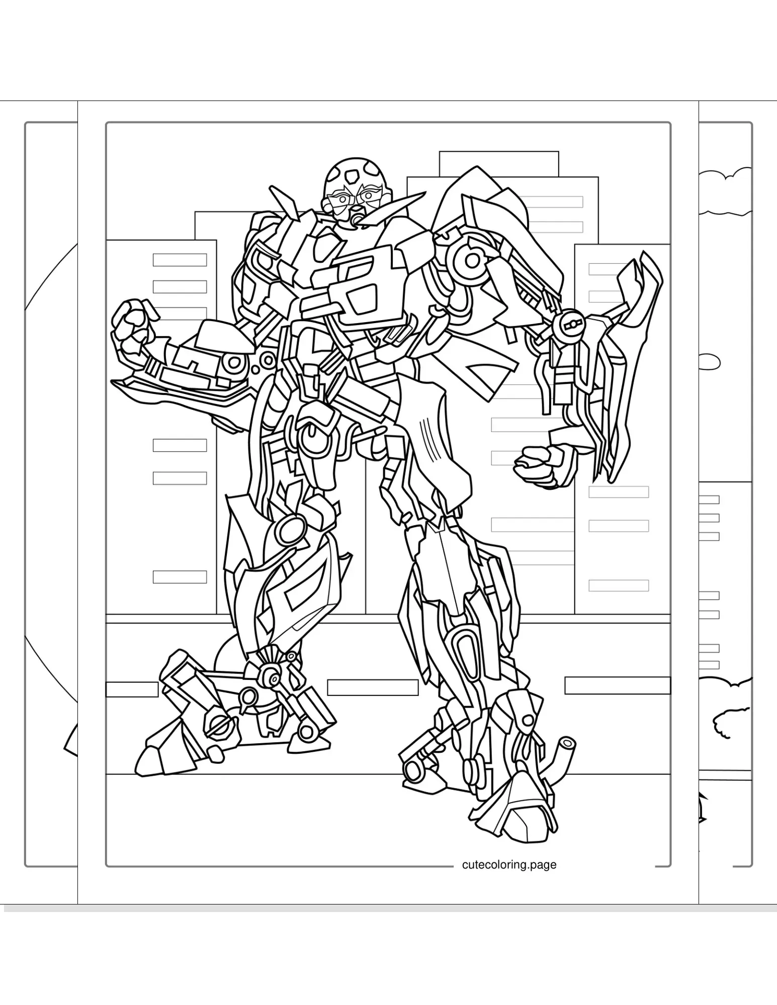 transformers coloring pages