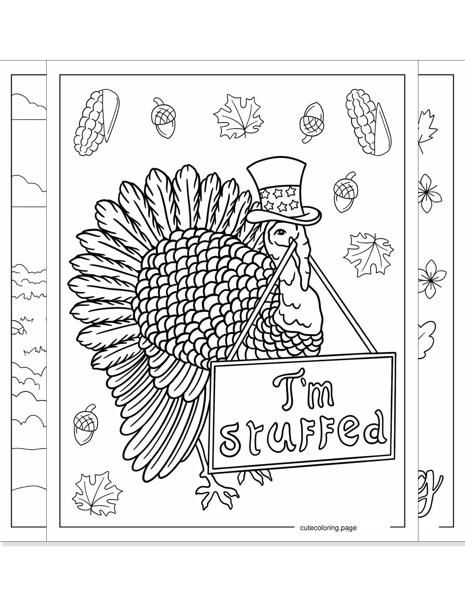 turkey coloring pages