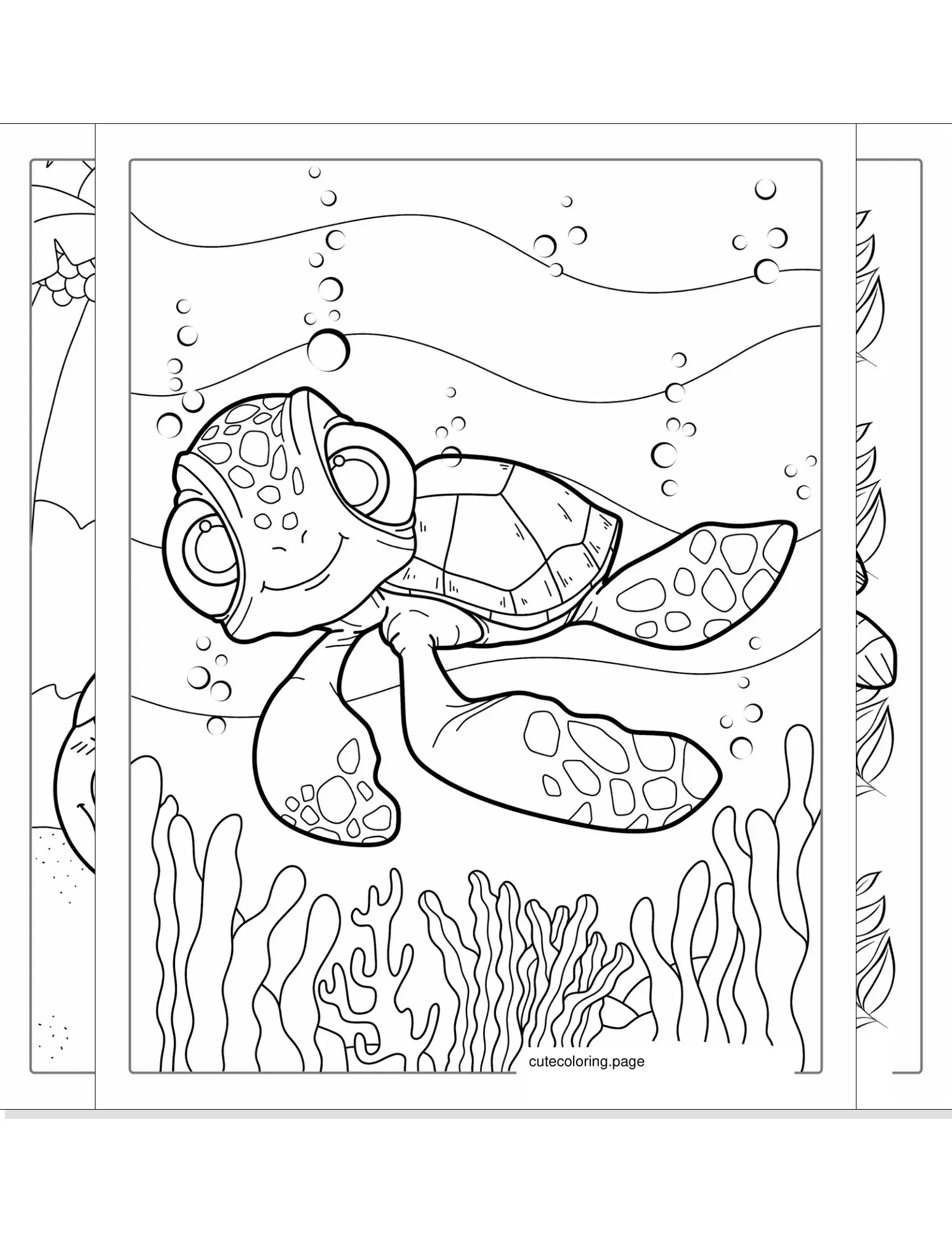 turtle coloring pages