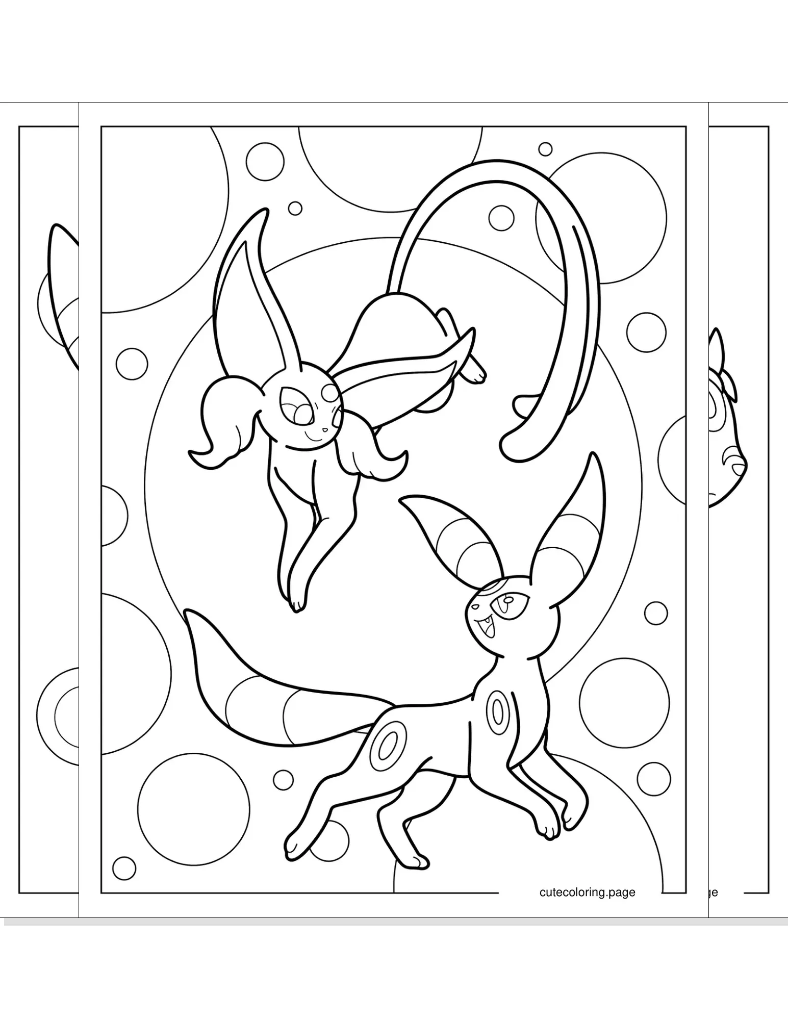 umbreon coloring pages