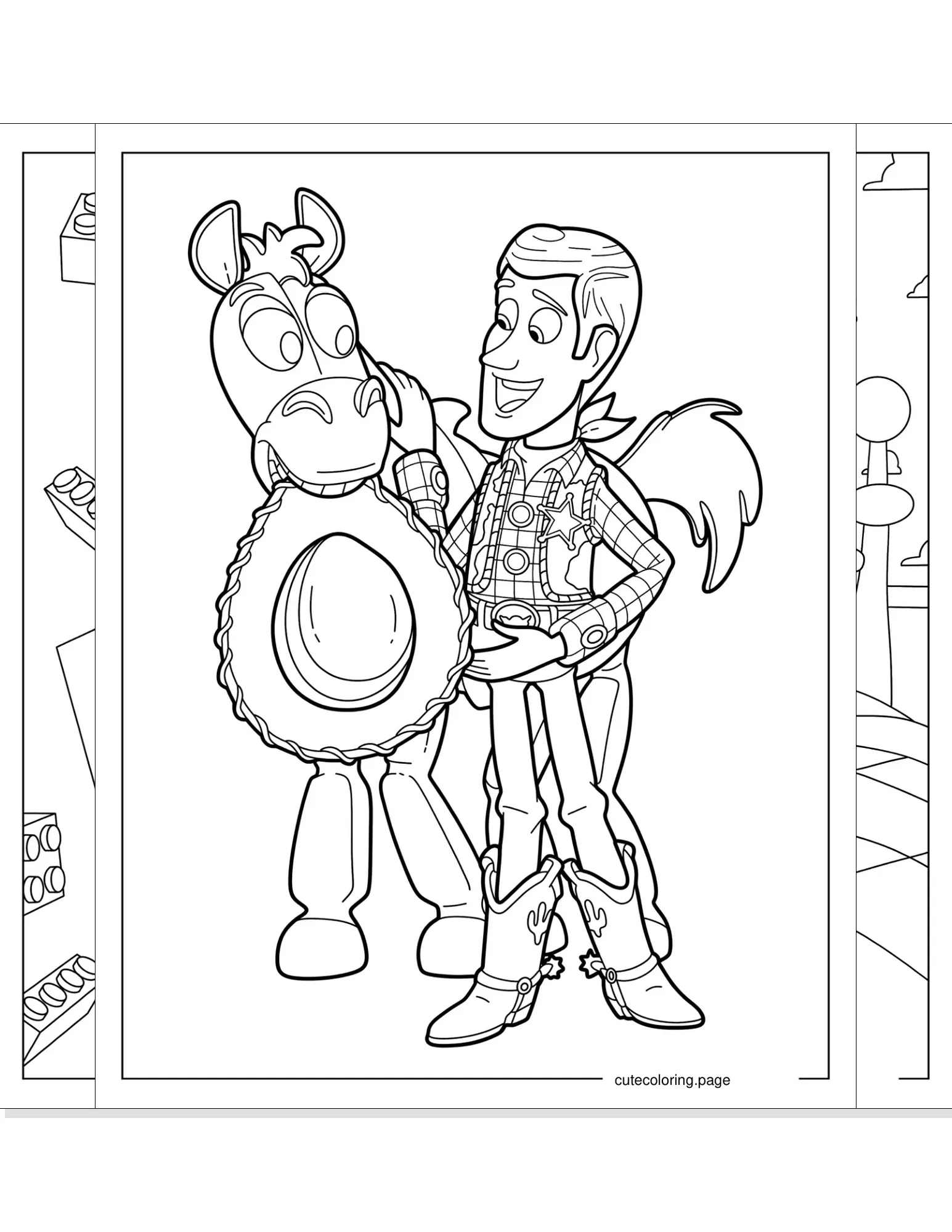 woody coloring pages