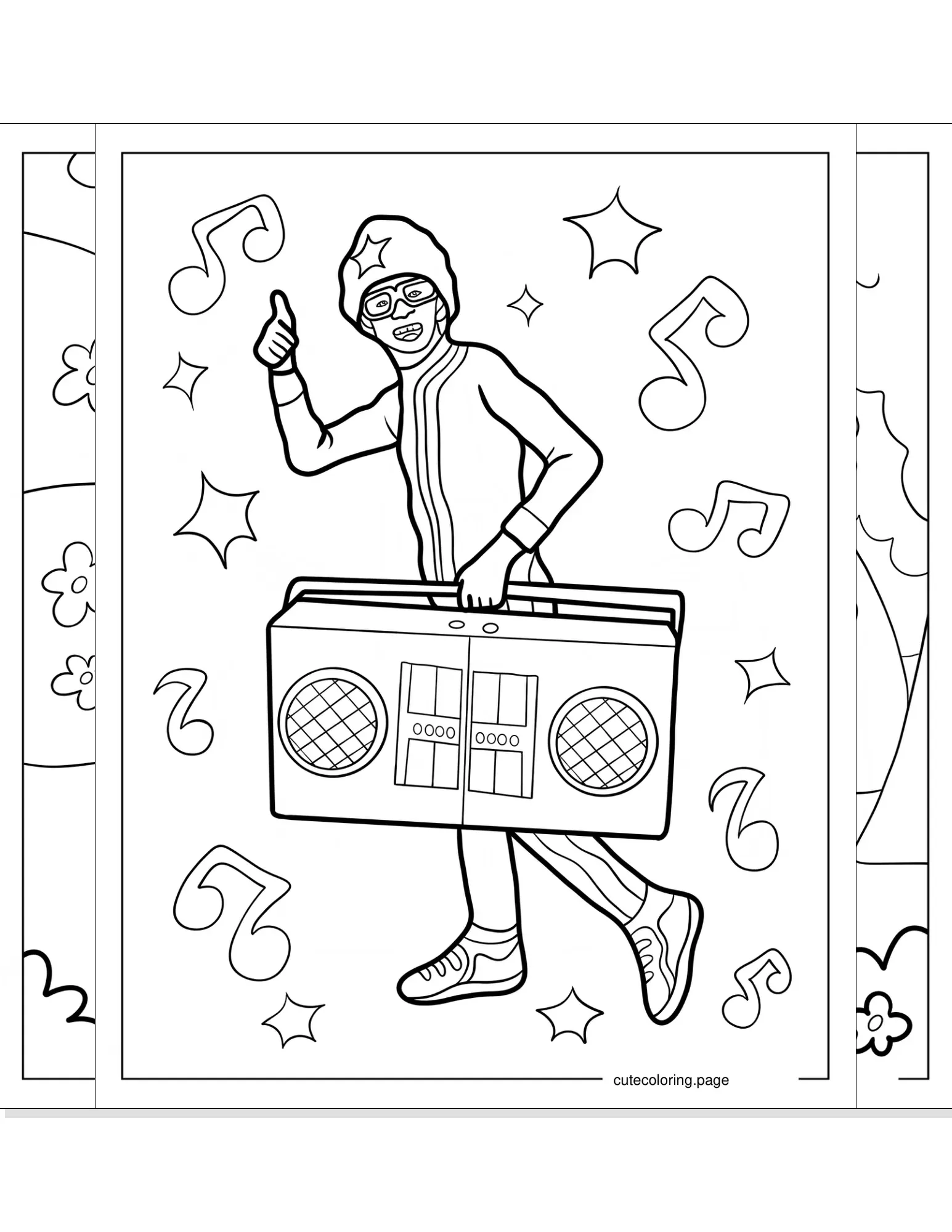 yo gabba gabba coloring pages