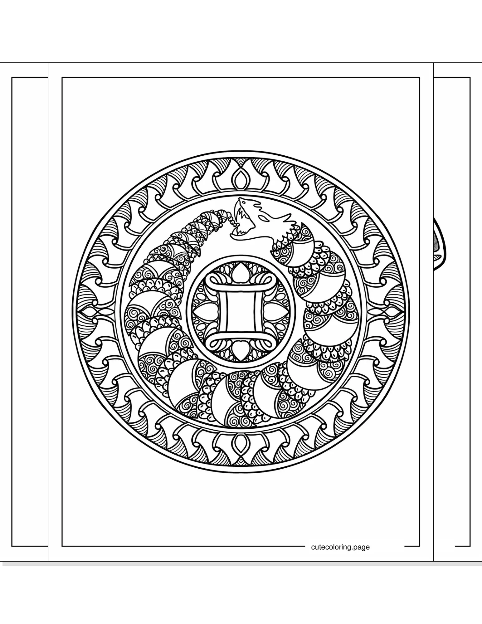 zentangle coloring pages