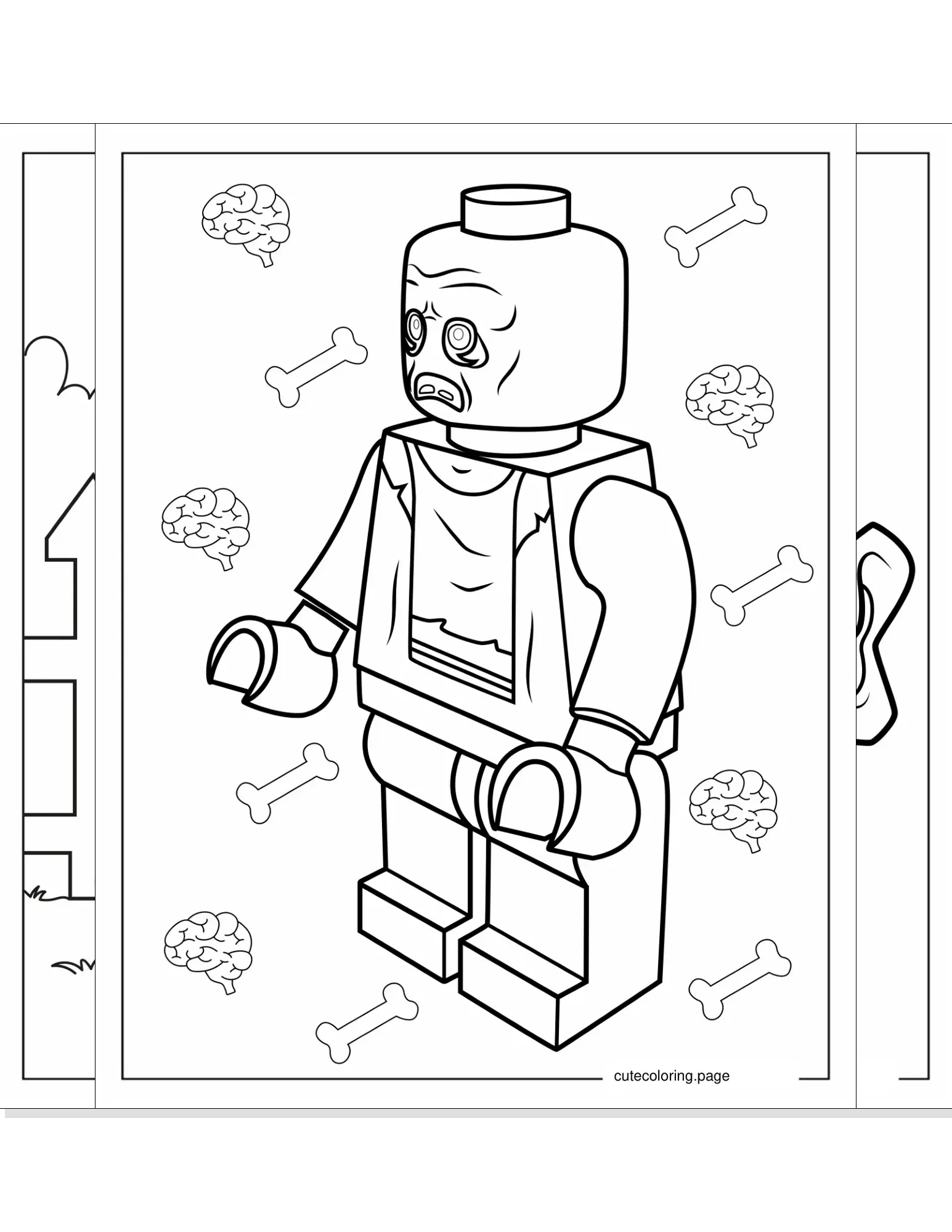 zombie coloring pages