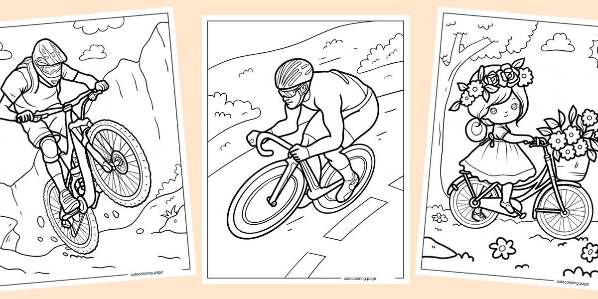 bicycle-coloring-pages